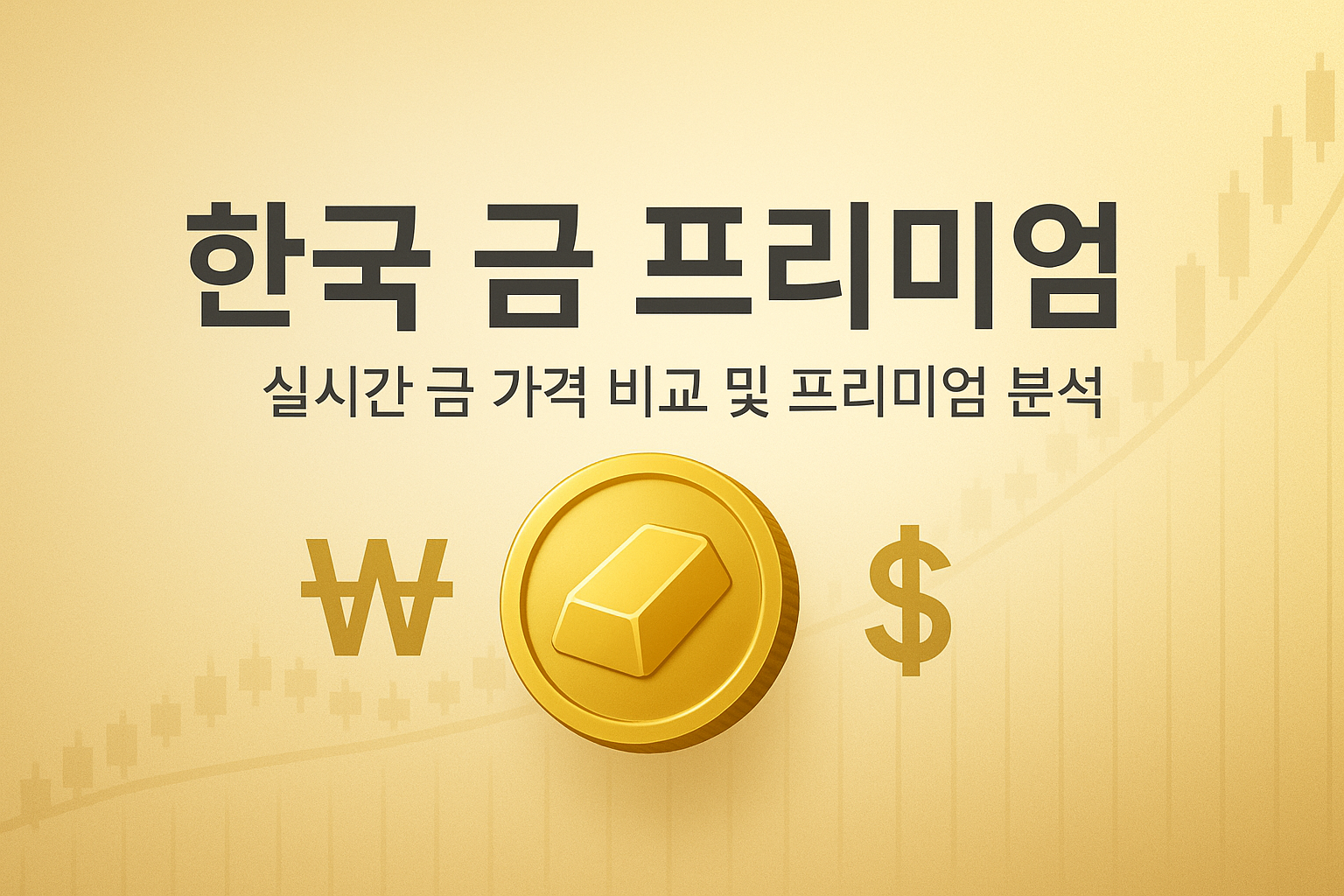 한국 금 프리미엄 - 실시간 금 가격 및 프리미엄 조회